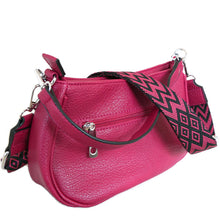 Laden Sie das Bild in den Galerie-Viewer, Damen Handtasche A. MASSI pink, mit trendigem Umhänge-Gurt