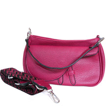 Laden Sie das Bild in den Galerie-Viewer, Damen Handtasche A. MASSI pink, mit trendigem Umhänge-Gurt