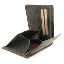 Laden Sie das Bild in den Galerie-Viewer, Naturleder Geldbörse WILD NATURE - Querformat M, 6 Kartenfächer, 2 Scheinfächer, Sichtfach, 5 Steckfächer