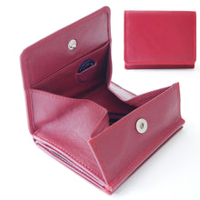 Laden Sie das Bild in den Galerie-Viewer, WIENER SCHACHTEL XL Ledergeldbörse - rot, extra großes Schüttelfach, 8 Kartenfächer, 2 Scheinfächer