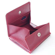 Laden Sie das Bild in den Galerie-Viewer, WIENER SCHACHTEL XL Ledergeldbörse - rot, extra großes Schüttelfach, 8 Kartenfächer, 2 Scheinfächer