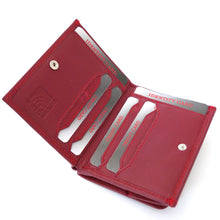 Laden Sie das Bild in den Galerie-Viewer, WIENER SCHACHTEL XL Ledergeldbörse - rot, extra großes Schüttelfach, 8 Kartenfächer, 2 Scheinfächer