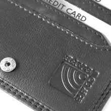 Laden Sie das Bild in den Galerie-Viewer, WIENER SCHACHTEL XL Ledergeldbörse - schwarz, extra großes Schüttelfach, 8 Kartenfächer, 2 Scheinfächer, RFID-Schutz