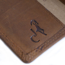 Laden Sie das Bild in den Galerie-Viewer, Naturleder Geldbörse TASCHENFORMAT RV - Reißverschluss und 5 Kartenfächer, RFID-Schutz