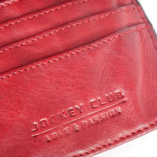Laden Sie das Bild in den Galerie-Viewer, Reißverschluss Geldbörse PUKALANI - cherry rot, 15 Kartenfächer, 1 tiefes Scheinfach, zweigeteiltes Münzfach, USED-OPTIK, Echtleder