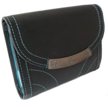 Laden Sie das Bild in den Galerie-Viewer, Geldbörse ALPE 41 - hochkant, 12 genähte Kartenfächer, 2 Scheinfächer, doppelter Druckknopfverschluss, Echtleder
