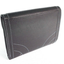 Laden Sie das Bild in den Galerie-Viewer, Geldbörse ALPE 41 - hochkant, 12 genähte Kartenfächer, 2 Scheinfächer, doppelter Druckknopfverschluss, Echtleder