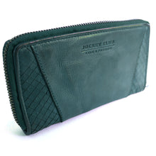 Laden Sie das Bild in den Galerie-Viewer, Reißverschluss Geldbörse CAPE TOWN - 16 Kartenfächer, tiefes Scheinfach, zweigeteiltes Münzfach, USED-OPTIK, Echtleder