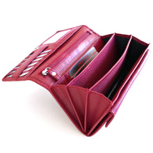 Laden Sie das Bild in den Galerie-Viewer, Damen Geldbeutel in rot mit RFID-Schutz
