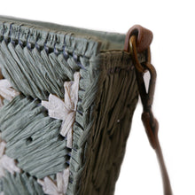 Laden Sie das Bild in den Galerie-Viewer, Handtasche LA PALMA - Basttasche, grün, vegan