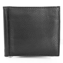 Laden Sie das Bild in den Galerie-Viewer, Geldbörse BOSTON - Dollarclip und Metallspange, schwarz, 3 Kartenfächer, Echtleder