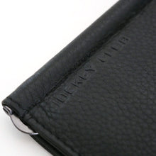 Laden Sie das Bild in den Galerie-Viewer, Geldbörse BOSTON - Dollarclip und Metallspange, schwarz, 3 Kartenfächer, Echtleder