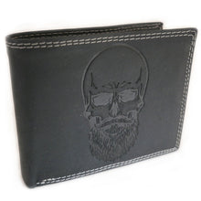 Laden Sie das Bild in den Galerie-Viewer, Naturleder Geldbörse OUTLAW - Querformat, Volllederausstattung, 7 Kartenfächer, 2 Scheinfächer
