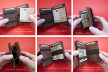 Laden Sie das Bild in den Galerie-Viewer, Zauber Geldbörse VEGAS - Volllederausstattung mit Magic Flair, 15 Kartenfächer mit RFID Schutz