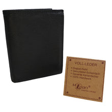 Laden Sie das Bild in den Galerie-Viewer, geldboerse berlin - hochkant schwarz 8 kartenfaecher mit rfid schutz 2 Scheinfaecher