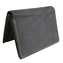 Laden Sie das Bild in den Galerie-Viewer, geldbeutel hochkant naturleder dunkelbraun volllederausstattung