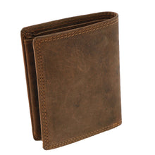 Laden Sie das Bild in den Galerie-Viewer, Schoner Geldbeutel im Kleinformat braun mit Tribal