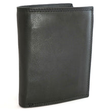 Laden Sie das Bild in den Galerie-Viewer, Geldbörse KÖLN - schwarz hochformat, 10 Kartenfächer mit RFID Schutz, 2 Scheinfächer