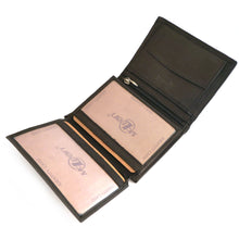 Laden Sie das Bild in den Galerie-Viewer, Geldbörse KÖLN - schwarz hochformat, 10 Kartenfächer mit RFID Schutz, 2 Scheinfächer