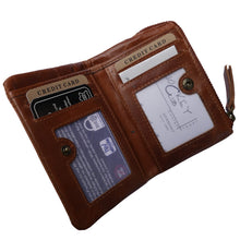 Laden Sie das Bild in den Galerie-Viewer, Geldbeutel Leder braun retro