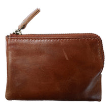 Laden Sie das Bild in den Galerie-Viewer, Geldbeutel Leder braun rot retro