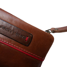Laden Sie das Bild in den Galerie-Viewer, Geldbeutel Leder braun rot retro