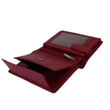 Laden Sie das Bild in den Galerie-Viewer, leder geldboerse classico - hochkant rot 8 kartenfaecher 3 Scheinfaecher inklusive geheimfach