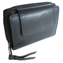 Laden Sie das Bild in den Galerie-Viewer, Reißverschluss Geldbörse LOLA - 11 Kartenfächer mit RFID Schutz, 2 Scheinfächer, Echtleder