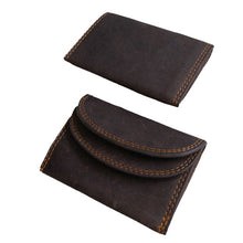 Laden Sie das Bild in den Galerie-Viewer, Geldbeutel Mini Naturleder braun