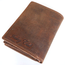 Laden Sie das Bild in den Galerie-Viewer, Naturledergeldbörse HORSE - Hochkant - 10 kartenfächer mit RFID Schutz - 2 Scheinfächer - Volllederausstattung