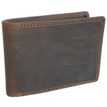 Laden Sie das Bild in den Galerie-Viewer, Naturleder Geldbörse "Wild" - Kleinformat quer, 2 Kartenfächer, 1 Scheinfach