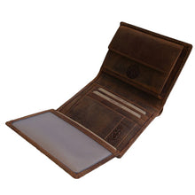 Laden Sie das Bild in den Galerie-Viewer, geldbeutel naturleder braun hirsch