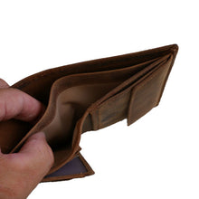 Laden Sie das Bild in den Galerie-Viewer, geldbeutel naturleder braun hirsch