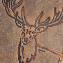 Laden Sie das Bild in den Galerie-Viewer, geldbeutel naturleder braun hirsch