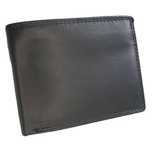 Laden Sie das Bild in den Galerie-Viewer, geldboerse bond js - querformat schwarz 9 kartenfaecher 3 Scheinfaecher inklusive geheimfach