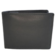 Laden Sie das Bild in den Galerie-Viewer, geldboerse bond js - querformat schwarz 9 kartenfaecher 3 Scheinfaecher inklusive geheimfach