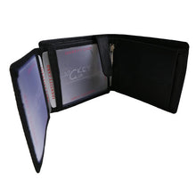 Laden Sie das Bild in den Galerie-Viewer, geldboerse bond js - querformat schwarz 9 kartenfaecher 3 Scheinfaecher inklusive geheimfach