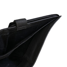 Laden Sie das Bild in den Galerie-Viewer, geldboerse bond js - querformat schwarz 9 kartenfaecher 3 Scheinfaecher inklusive geheimfach