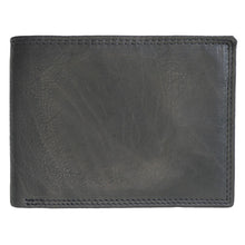 Laden Sie das Bild in den Galerie-Viewer, leder geldbörse hamburg - schwarz extra flach 3 Kartenfaecher mit rfid schutz 2 Scheinfaecher