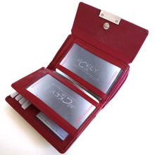 Laden Sie das Bild in den Galerie-Viewer, Reissverschluss Geldboerse POPULAR SALSA - rot - 10 Kartenfaecher mit RFID-Schutz - 2 Scheinfaecher - 4 Muenzfaecher