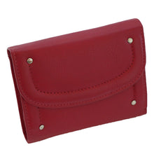 Laden Sie das Bild in den Galerie-Viewer, Leder Geldbeutel Modell SAFETY RED - hochkant mit 8 Kartenfaecher und 2 Scheinfaecher online kaufen
