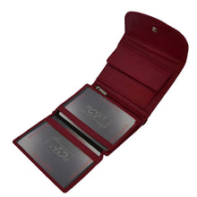 Laden Sie das Bild in den Galerie-Viewer, Leder Geldbeutel Modell SAFETY RED - hochkant mit 8 Kartenfaecher und 2 Scheinfaecher online kaufen