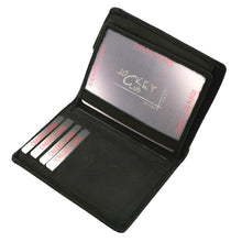 Laden Sie das Bild in den Galerie-Viewer, leder geldbörse extrem flach - hochkant schwarz zweiteilig, 7 kartenfaecher, 2 Scheinfaecher