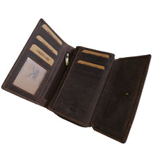 Laden Sie das Bild in den Galerie-Viewer, geldbeutel naturleder braun volllederausstattung