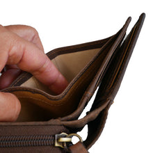 Laden Sie das Bild in den Galerie-Viewer, geldbeutel naturleder braun volllederausstattung