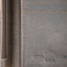 Laden Sie das Bild in den Galerie-Viewer, geldbeutel naturleder braun volllederausstattung