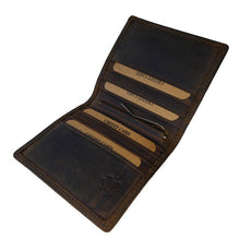 Laden Sie das Bild in den Galerie-Viewer, geldbeutel naturleder braun geldspange