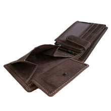 Laden Sie das Bild in den Galerie-Viewer, geldbeutel naturleder braun volllederausstattung