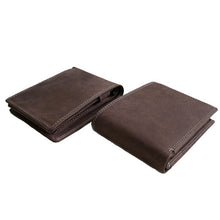 Laden Sie das Bild in den Galerie-Viewer, geldbeutel naturleder braun volllederausstattung