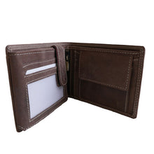 Laden Sie das Bild in den Galerie-Viewer, geldbeutel naturleder braun volllederausstattung